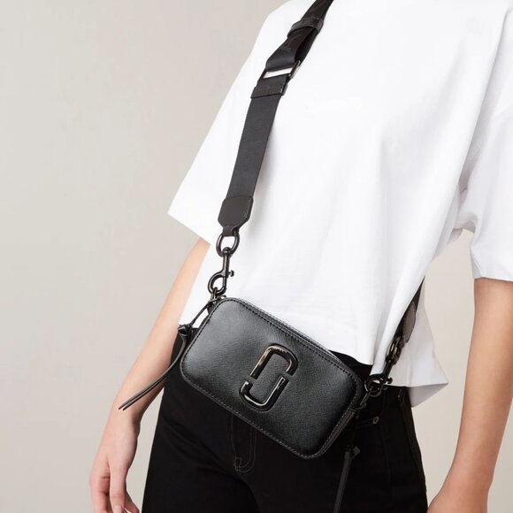 Marc Jacobs The Snapshot DTM Camera Bag - All Black - Picture 2 of 10